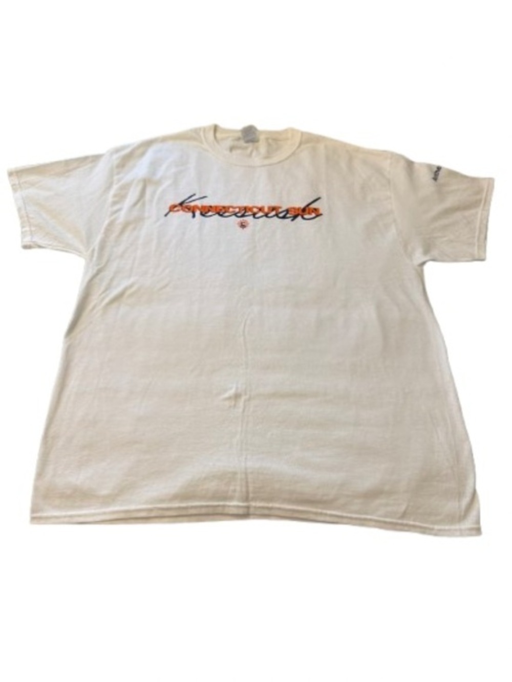 NWOT Connecticut Sun WNBA Graphic T Shirt XL White Port & Company 100% Cotton